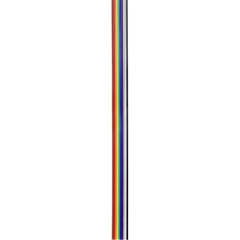 TRU COMPONENTS TC-7638572 Datenleitung Rastermaß: 1.27 mm 20 x 0.125 mm² Mehrfarbig 10 m