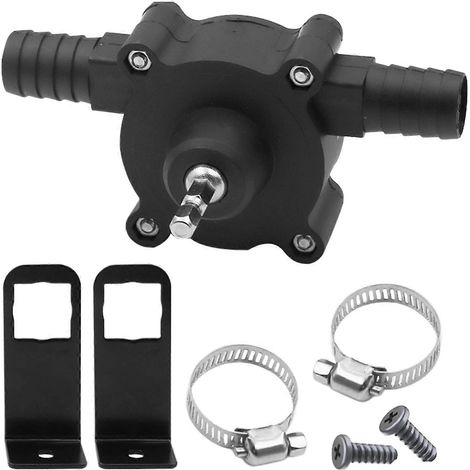 Pompe à main pour perceuse domestique auto-amorçante pour l'huile, usage extérieur et domestique (1/4)