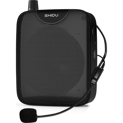 Amplificateur de Voix Portable Microphone Système de sonorisation 15W Batterie Rechargeable 2000mah amplificateur Voix Puissant pour Enseignants, Formation, réunion, Guide Touristique (1/5)