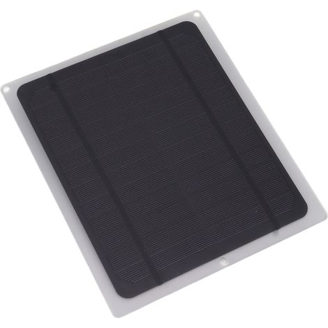 Panneau photovoltaïque 12W monocristallin transportable kit de charge pour smartphone et ventilateur voiture (1/5)