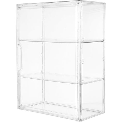 Vitrine Boîtier Élégant et Moderne en Acrylique Porte Magnétique Empilable pour Miniatures et Voitures de Collection pour Décoration de Comptoir (1/5)