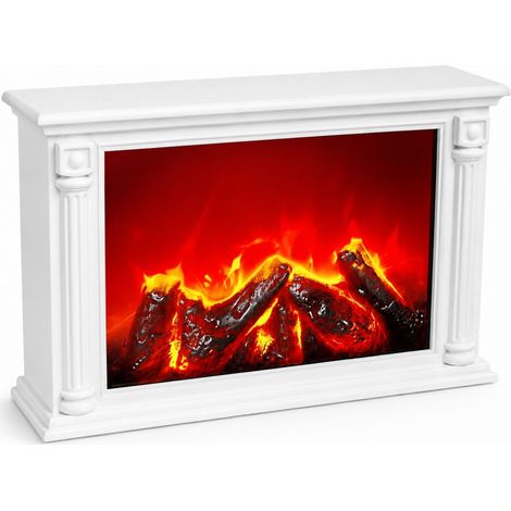 Cheminée décorative LED de style classique, 10 x 33 x 21 cm (1/5)