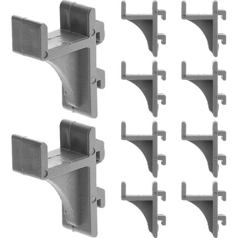 Freezer Shelf Clips Refrigerator Freezer Plastic Shelf Support Clips, Pack of 10