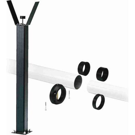 Rohrförmige Aluminiumstange und feste Stütze 6,2 MT CAME 001G0121 für Barriere
