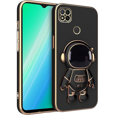 Custodia per Xiaomi Redmi 9C, Astronauta, nera (1/5)