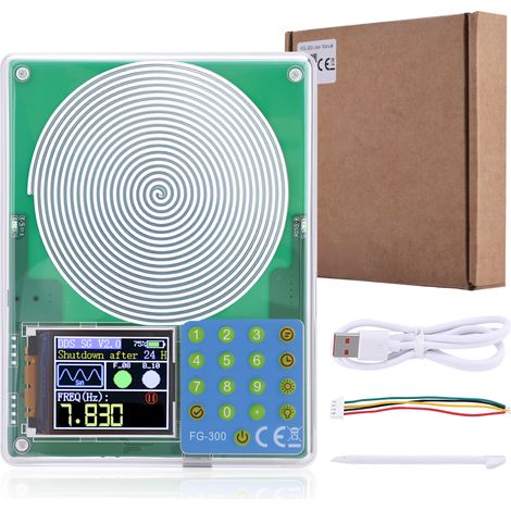 FG-300 Hochpräziser, multifunktionaler, tragbarer Signalgenerator: Erzeugt Signale von 0,001 Hz bis 200 kHz (7,83 Hz Schumann-Welle).