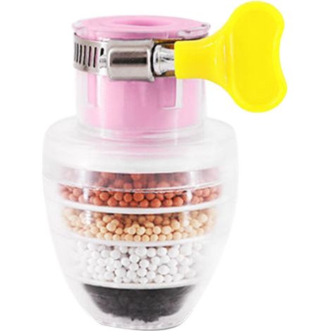 Filtre à eau de robinet en carbone à interface universelle à six couches