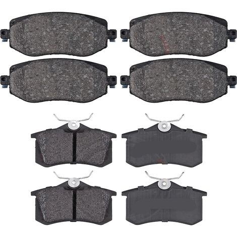 KIT PASTIGLIE FRENO ANTERIORI E POSTERIORI compatibile con SMART FORFOUR (454) / PASTIGLIE FRENANTI AUTO OEM P 50 055,P 54 023 / SOSTITUZIONE DIRETTA / BASSA POLVERE / SILENZIOSO (1/4)