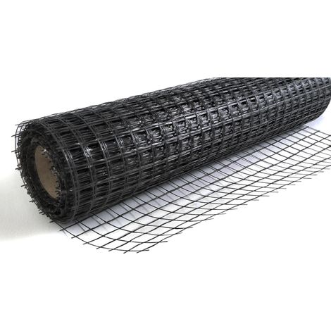 Rete in fibra di vetro per il rinforzo dei massetti in cemento. Maglia 40x40mm - Rotolo 50 m (1/3)