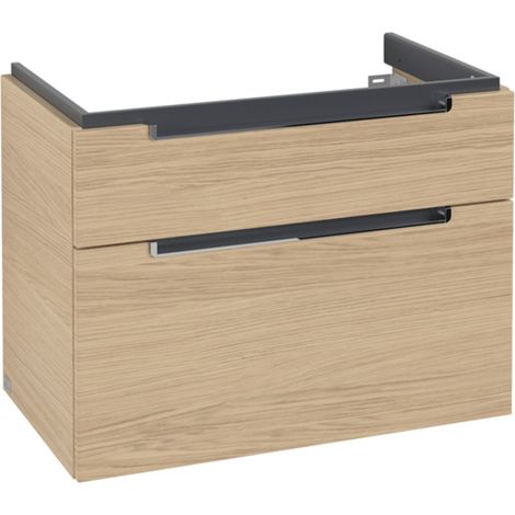 Villeroy & Boch Subway 2.0 meuble sous lavabo, 2 tiroirs, lavabo