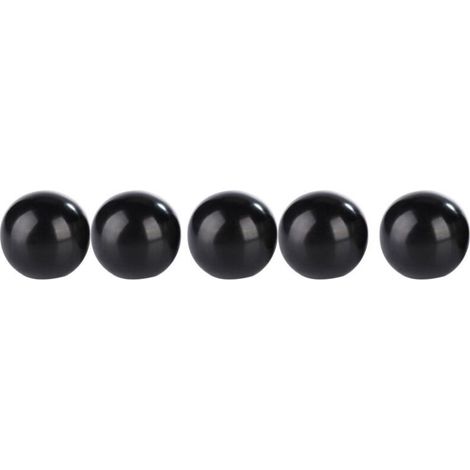pezzi pomello leva a sfera in bachelite nera inserto in rame M12 40 ricambio per macchina utensile (1/4)