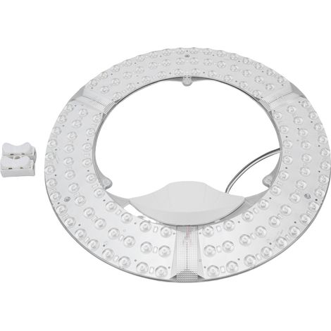Kit de conversion pour ventilateur de plafond avec éclairage LED blanc à économie d'énergie, panneau de remplacement rond, carte PCB 120 W, 365 mm / 14,3 pouces (1/5)