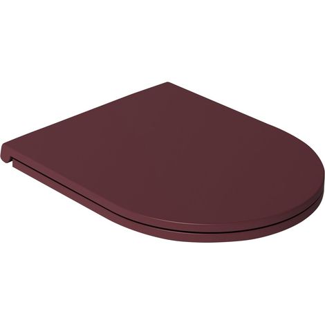 Sapho Isvea Infinity - Abattant WC Slim, Soft Close, Easy Take, maroon red 40KF0543I (1/5)
