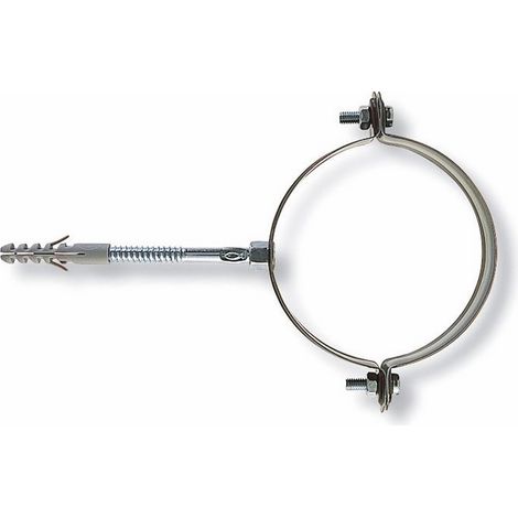 Collare Tondo SCP per Pluviali Fischer   120 mm finitura Zincata (1/2)