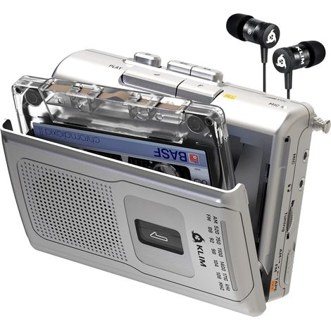 Lecteur Cassette K8 - Enregistreur Radio AM FM - Micro et Haut-Parleur