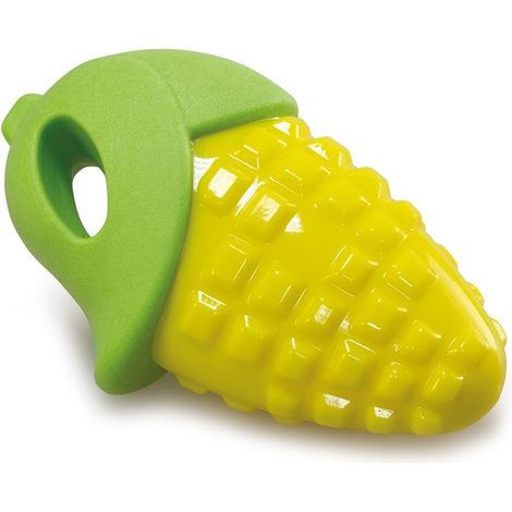 Maiskolben-Spielzeug mit Quietscher für Hunde, 14 cm