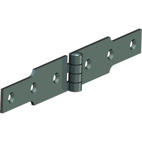 Charnière à congé acier zingué 300 x 50 x 2,5 mm - MONIN
