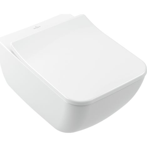 Villeroy & Boch Venticello - Inodoro suspendido con asiento SoftClosing, DirectFlush, blanco alpino 4611RS01 (1/5)