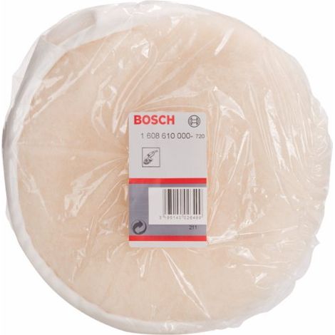 Bosch 1608610000 Cuffia per Lucidatrice in Lana di Agnello, 180 mm (1/3)