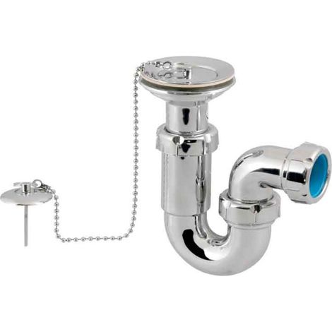 S-206 Sifón Curvo Cromado 1 1/2 X 70 Lavabo-bidé JIMTEN