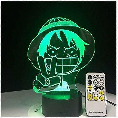 3D Led interrupteur tactile Nuit Lumire une pièce Lampe De Table Usb Couleurs atmosphères décor Led clairage Pour cadeaux D'anniversaire (1/5)