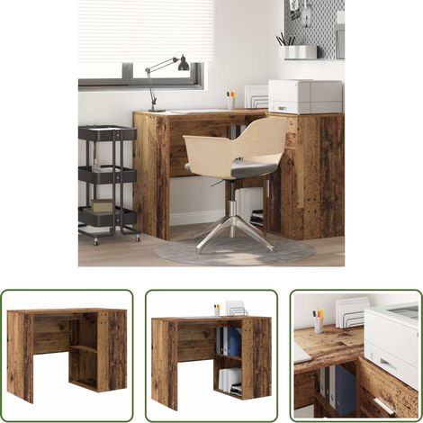 Bureau en bois d'ingénierie - Bureau Bois Ancien 102 x 50 x 75 cm Bois d'ingénierie (1/5)