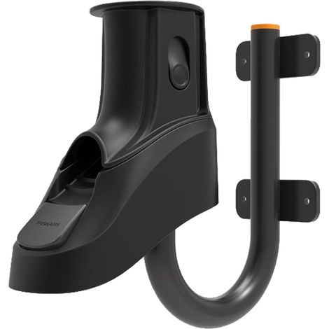 Fiskars Wandhalterung für Gartenschlauch schwarz langlebig