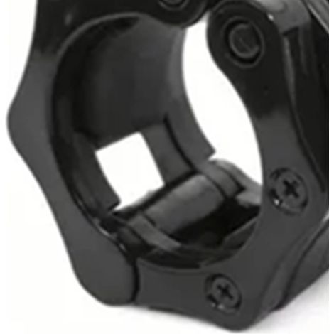 Colliers de serrage à dégagement rapide pour barres d'haltères, clips de fixation, accessoires d'entraînement pour haltères et barres d'haltères, noir (1/5)