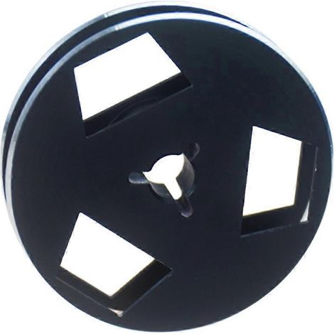 Bobine réceptrice 1/4" 2,5", bobine réceptrice métallique Open Reel Audios, noire (1/5)