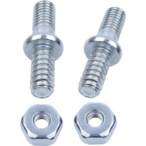 Hippotech Paquet de 2 écrous de barre à goujons pour STIHL MS170 MS171 MS180 MS181 MS190T MS191T MS192T MS210 MS230 MS250 017 018 025 Scie à chaîne (1/2)