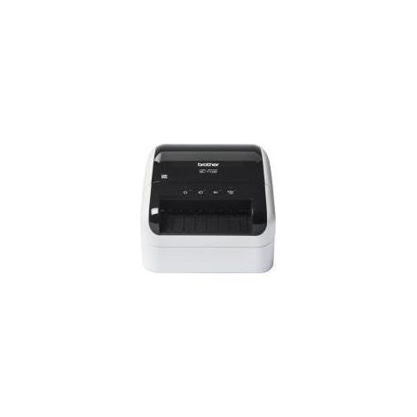 BROTHER Etikettendrucker Brother QL-1100c 101,6mm USB-B 2.0 USB-Host inkl. 2 Starter-Etikettenrollen(41 Einzel-Etiketten 103 x 164 mm Endlos-Etikett 62 mm x 8 m) Netzkabel USB-Kabel (1/2)