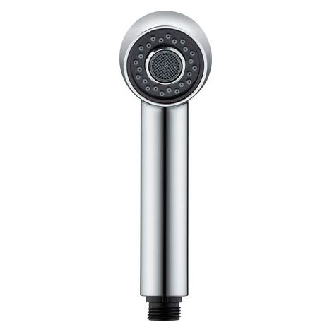WENKO Douchette à vaisselle Watersaving, douchette de rechange pour robinetterie d'évier avec mousseur à économie d'eau et jet puissant, raccord universel ½", diamètre : Ø4,6 cm, argenté brillant (1/5)