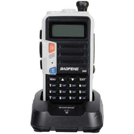 BAOFENG UV S neuf Plus Talkie Walkie Tri-Bande Puissant émetteur-Récepteur Radio CB 10W 10km Longue Portée Argent 1pc