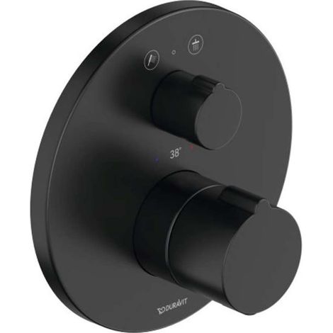 Duravit C.1 thermostat de douche encastré, rosette ronde, 2 (1/2)