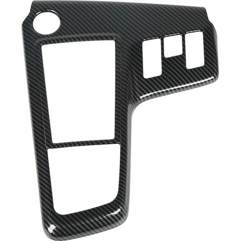 Trim of cover of gearbox of car in Fiber of carbon Style Console manette of speed panel frame self-adhesive replacement for Kia Sportage gasoline LHD (1/5)