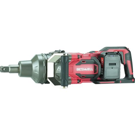 1" Cordless Impact Wrench with Short Anvil, Powerful Electric Impact Wrench, Impact Wrench Kit with 4 x 5.0Ah Li-Ion Batteries and Dual Charger (1/5)