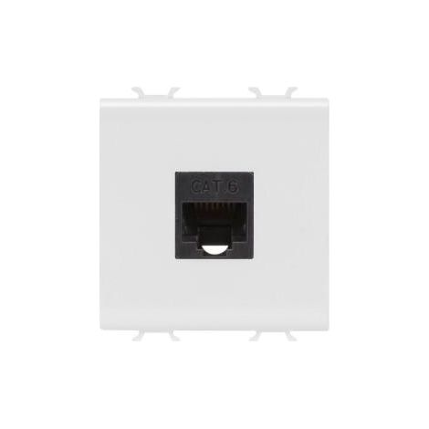 CONNECTEUR RJ45 2M CAT.6 UTP BLANC GEWISS GW10435
