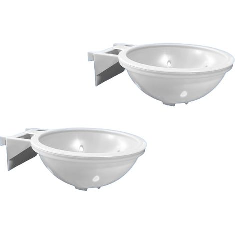 Casetta Nido Incubatrice Uccelli Gabbia Bianco 15 cm 2 pz (1/5)