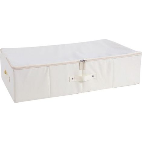 Boîte rangement robe mariée – Coffre blanc, anti-poussière – Sous lit – Protection souvenir (1/5)