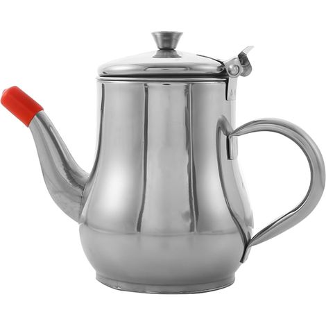 Pot À Huile - Filtre À Huile Cuisine - Réservoir À Graisse En Acier Inoxydable - Pour Séparation Huile/Soupe - 550 ml (1/5)