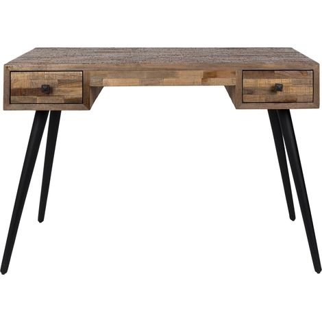 Bureau, Bureau en bois et métal LEO - Boite à design Bois en Wood, BOITE A DESIGN (1/5)