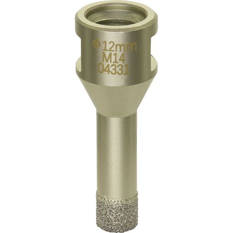 Diewe Fliesen Diamantbohrer Premium 7 Fliesenbohrer für Winkelschleifer M14 ø 12mm (1/5)