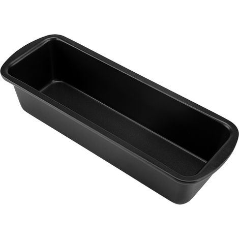 Brot-, Kuchen-, Toast- und Dessertform aus Kohlenstoffstahl, antihaftbeschichtet, schwarz. (1/5)