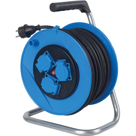 WEMAG Sicherheits-Kabeltrommel BGI 608 40 m, Kunststoff, H07RN-F3G1,5 (1/5)