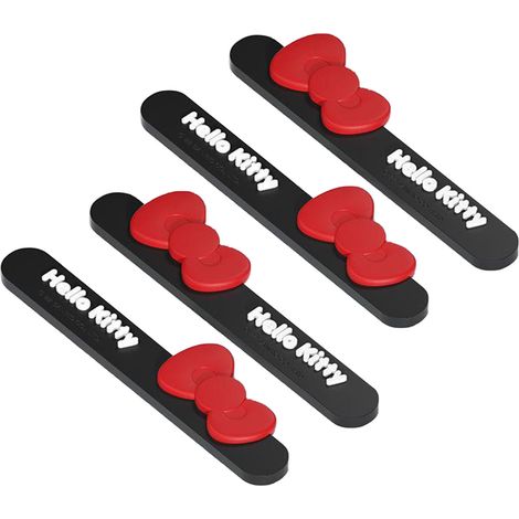 4 Pièces Cache-Poignée Voiture Silicone Extérieur Poignée Décorative Protection Autocollant Rétroviseur Noir (1/5)
