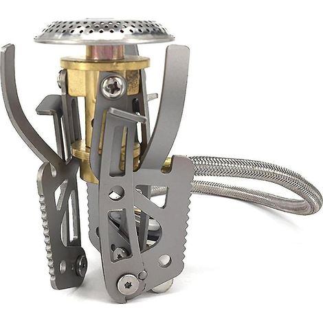 Réchaud à gaz portable et réglable pour le camping et la randonnée (1/3)
