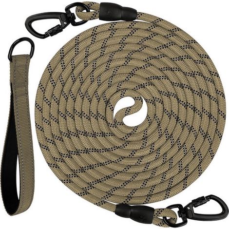 Guinzagli da addestramento per cani Sander Shop, guinzaglio lungo imbottito per cani, 5 m, 10 m, 15 m, 20 m, per addestramento, gioco, campeggio, legatura in giardino, O (1/5)