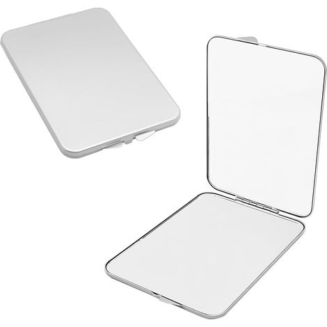 1 Pièce Miroir cosmétique,pour la Coiffure,Le Maquillage,Argenté (1/5)