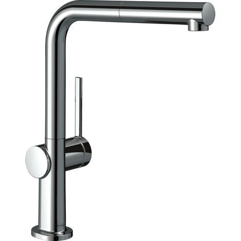 HANSGROHE 270 Mezclador monomando de cocina Talis M54 con teleducha extraíble 72808000 (1/5)