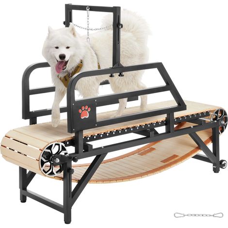 Mophorn Tapis roulant pour chiens de taille moyenne, capacité de 220 lb, non électrique (1/5)